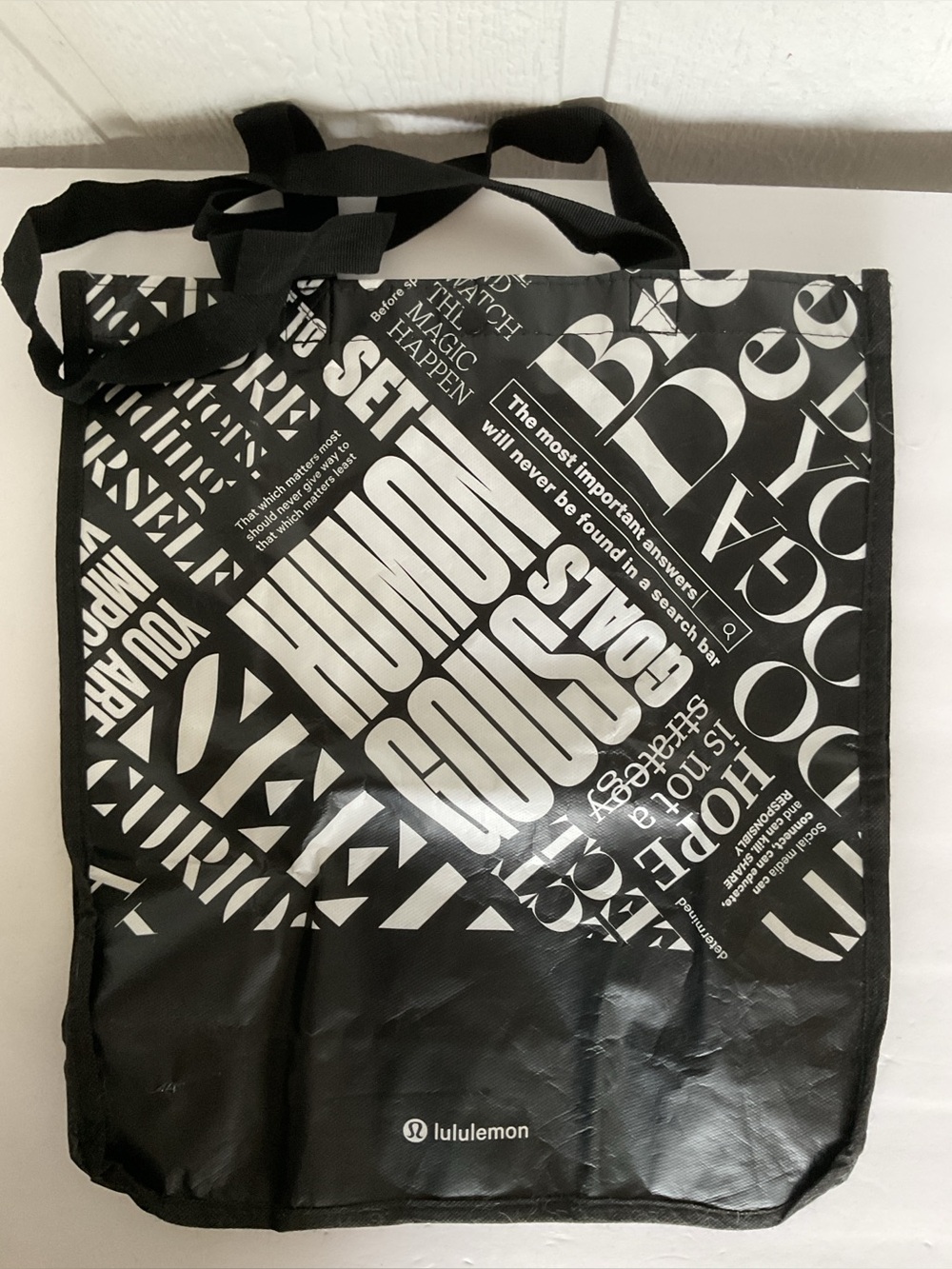 Lululemon Large Reusable Tote Bag